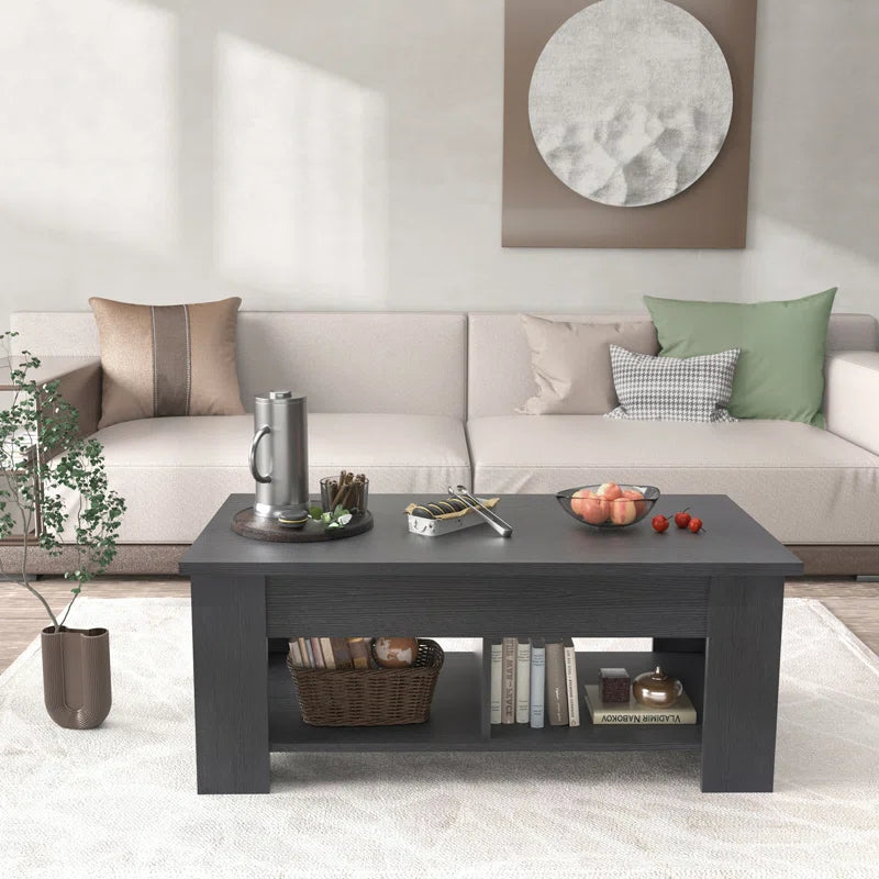 Sparta Lift Top Extendable Coffee Table with Hidden Storage - Stylish & Functional Design