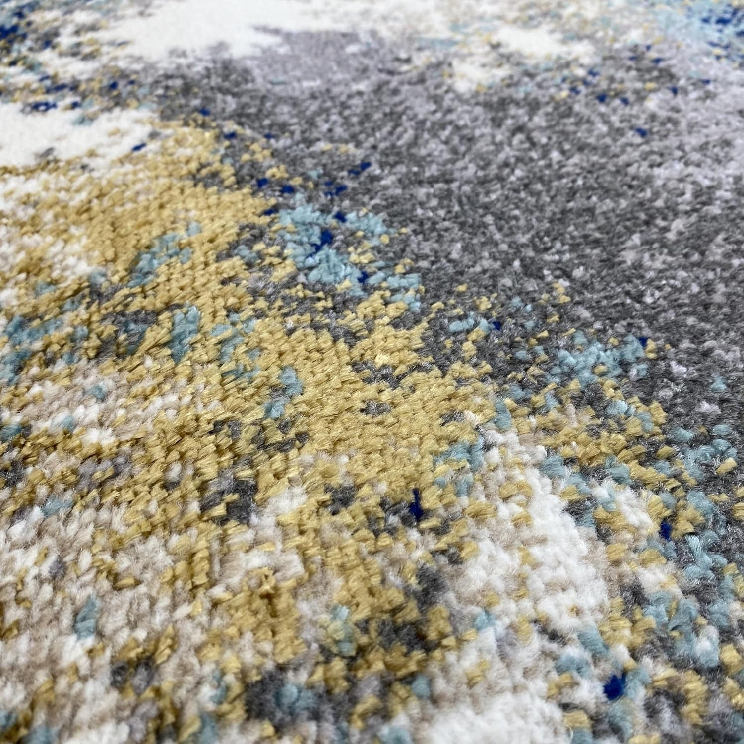 Beverly Collection 8445 Blue 2X3 Modern Area Rug